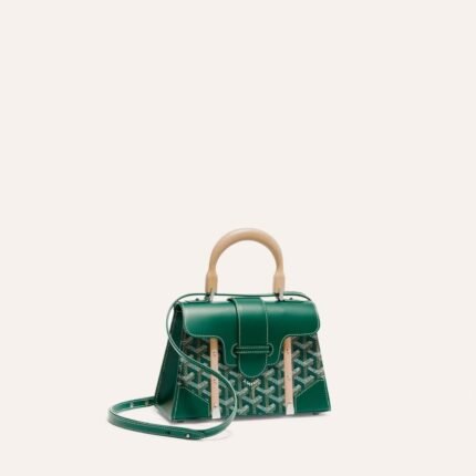 Goyard Saigon Structured Mini Bag Green