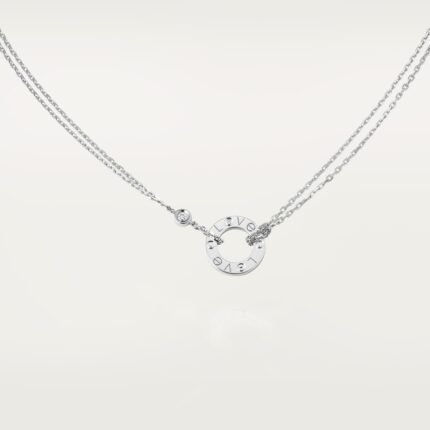 LOVE pendant, 2 diamonds