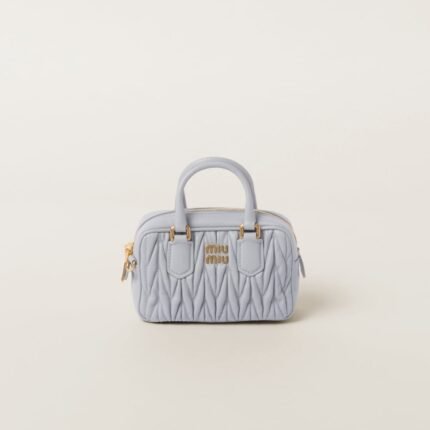 Arcadie Matelassé nappa leather micro-bag