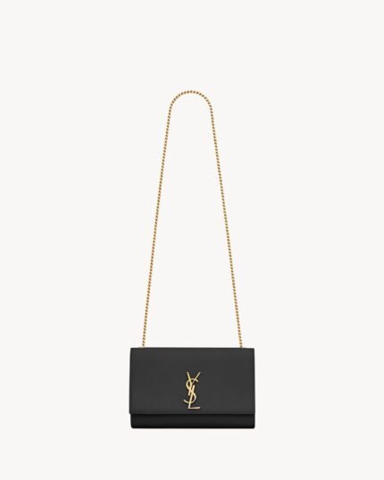YSL Kate Medium in Grain De Poudre Embossed Leather