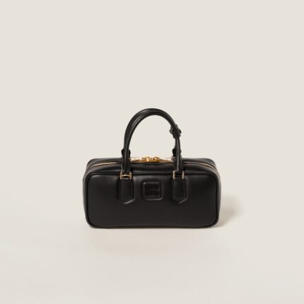 Large Arcadie leather bag