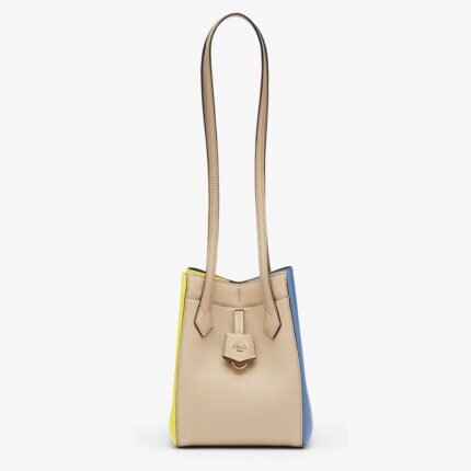 Fendi Origami Mini Multicolour Leather Mini Bag That Can Be Transformed