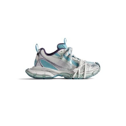Womens 3xl Sneaker  in Light Blue/white/purple
