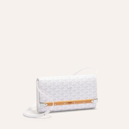 Goyard Monte-Carlo PM Clutch White