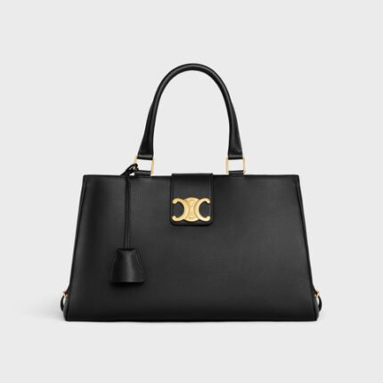 MEDIUM APPOLINE BAG IN SUPPLE CALFSKIN BLACK