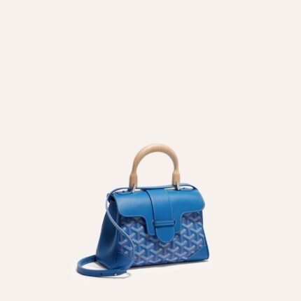 Goyard Saigon Souple Mini Bag Sky Blue