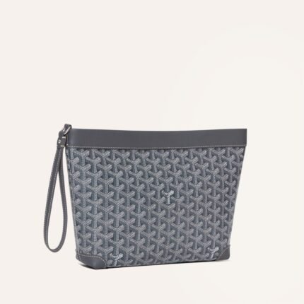 Goyard Conti Pouch Grey