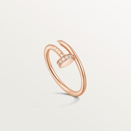 Juste un Clou ring, small model, diamonds