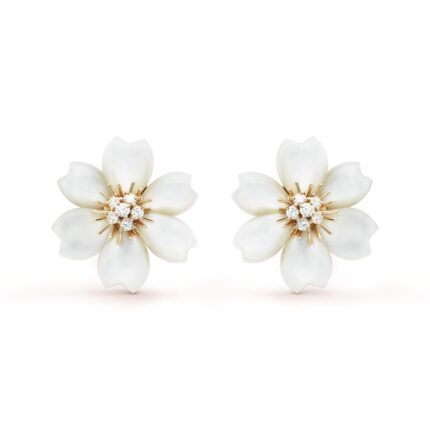 Rose de No?l earrings, small model