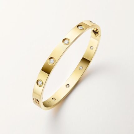 LOVE bracelet, classic model,10 diamonds