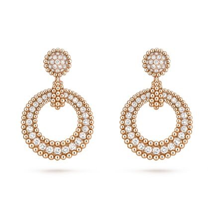 Perlée diamonds earrings