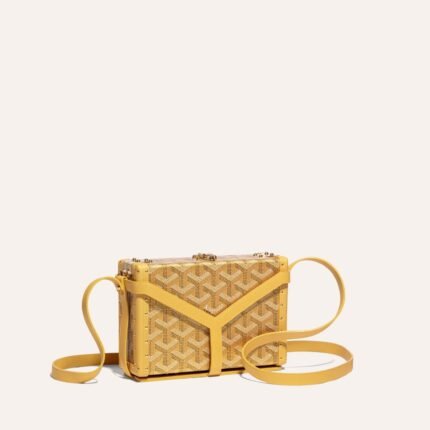 Goyard Minaudiere Trunk Bag Yellow