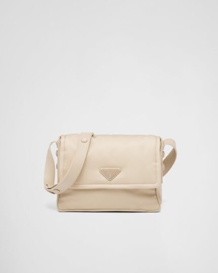 Small Padded Re-Nylon Shoulder Bag